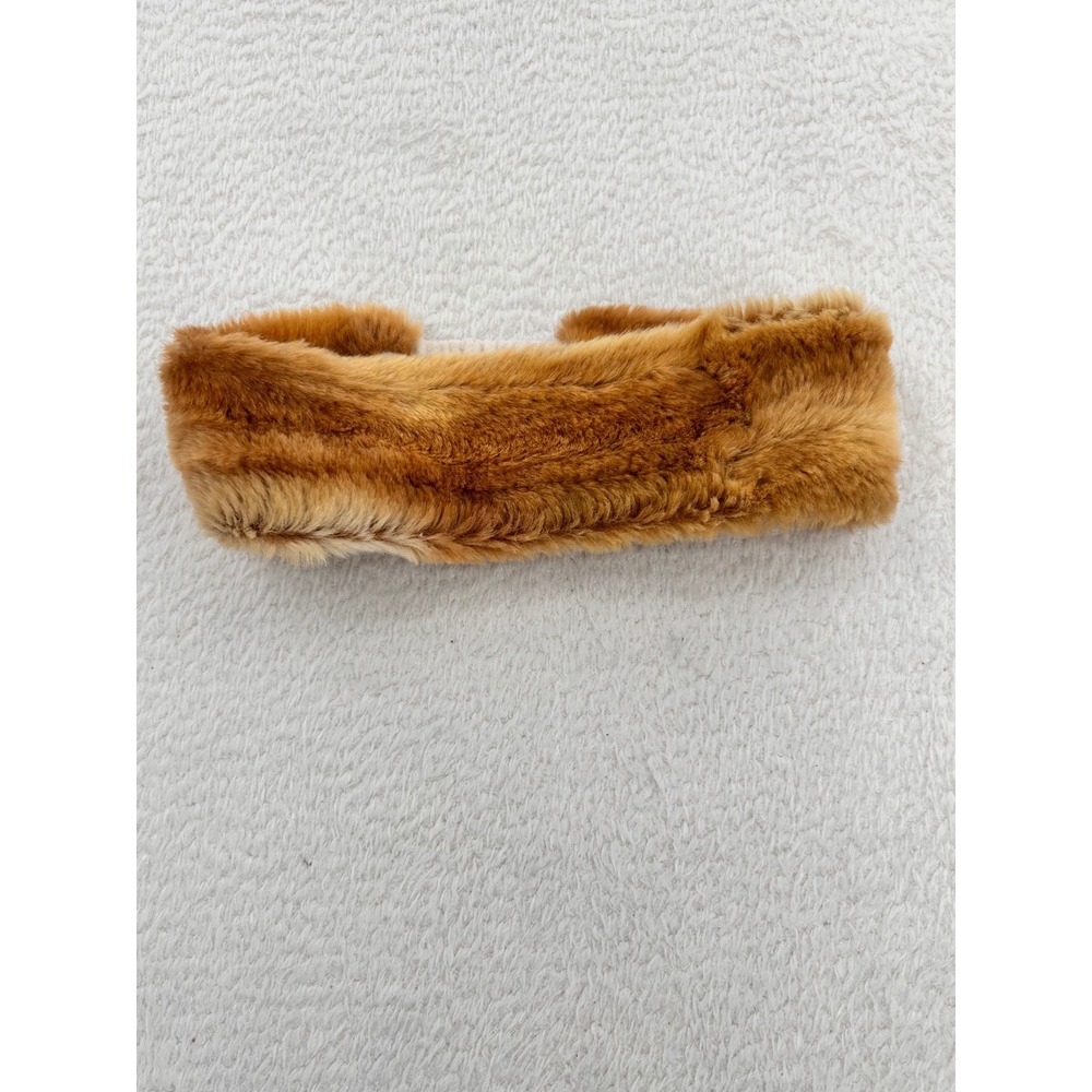Turtle Fur Vermont Collection Brown Faux Fur Fleece Lined Headband Ear Warmer
